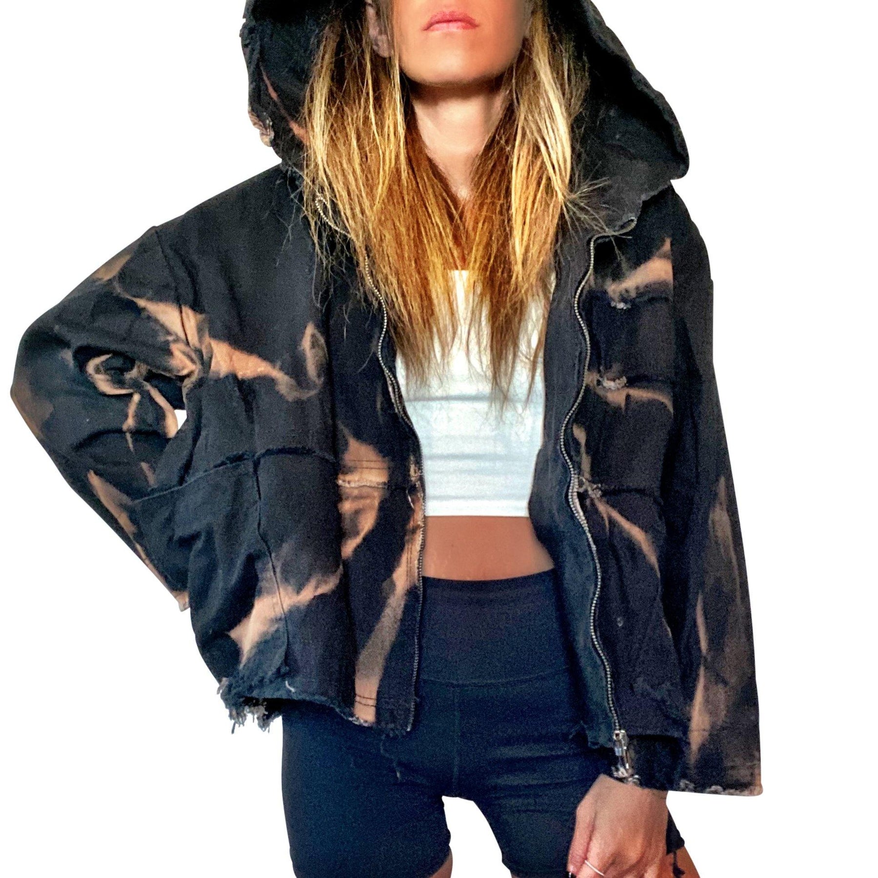 'SUPER SWIRLS' DENIM JACKET