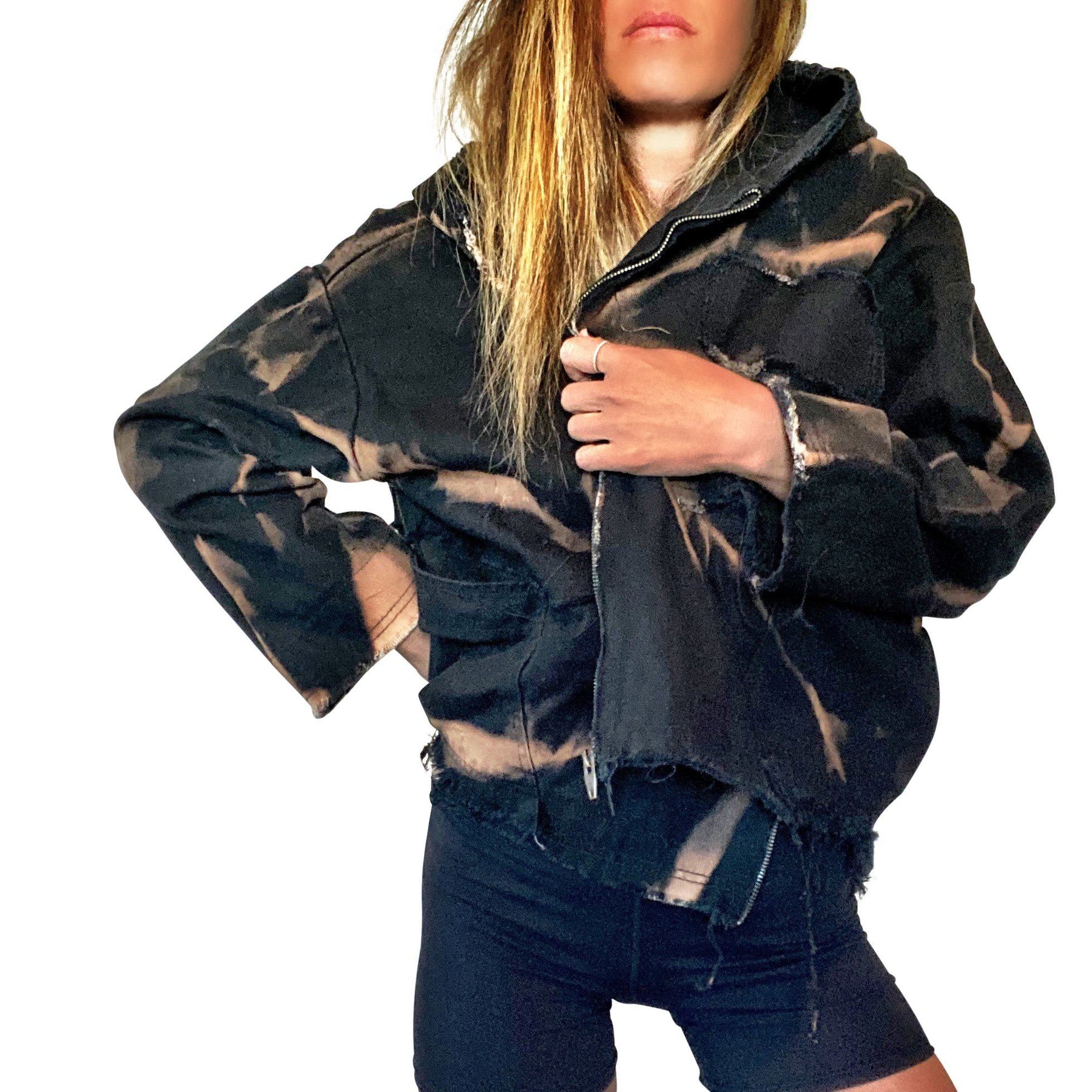 'SUPER SWIRLS' DENIM JACKET