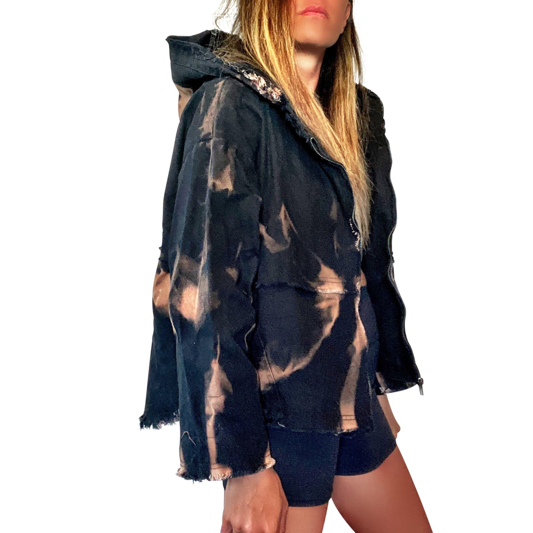 'SUPER SWIRLS' DENIM JACKET