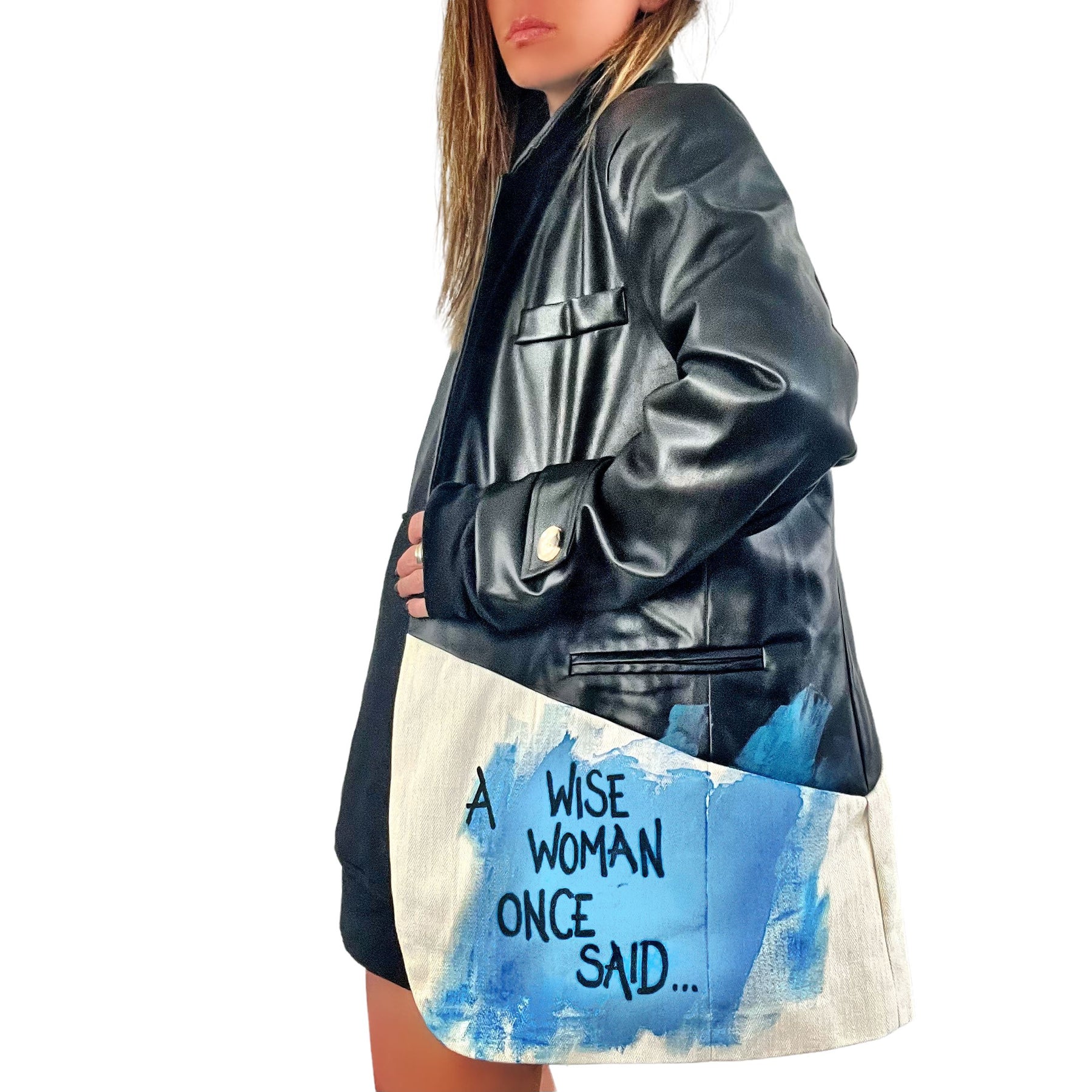 'Wise Women' Painted Blazer