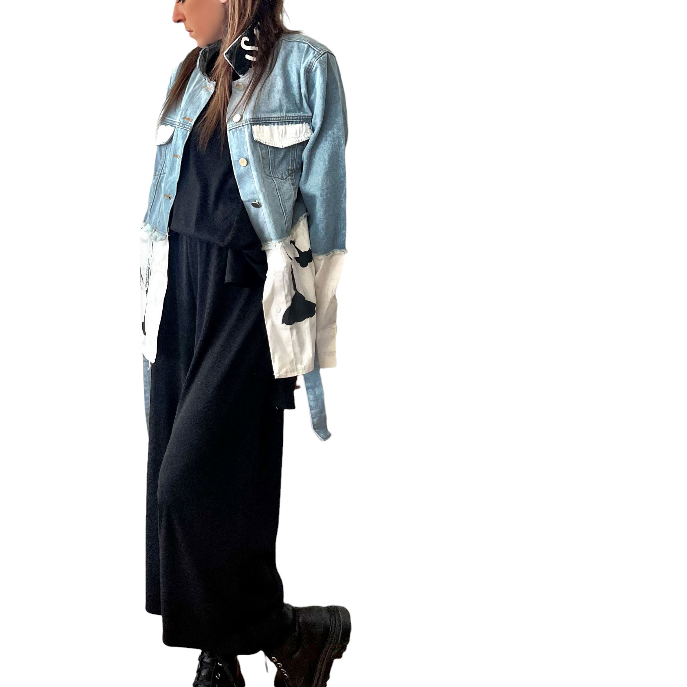 'Our Flower Power' Denim Jacket