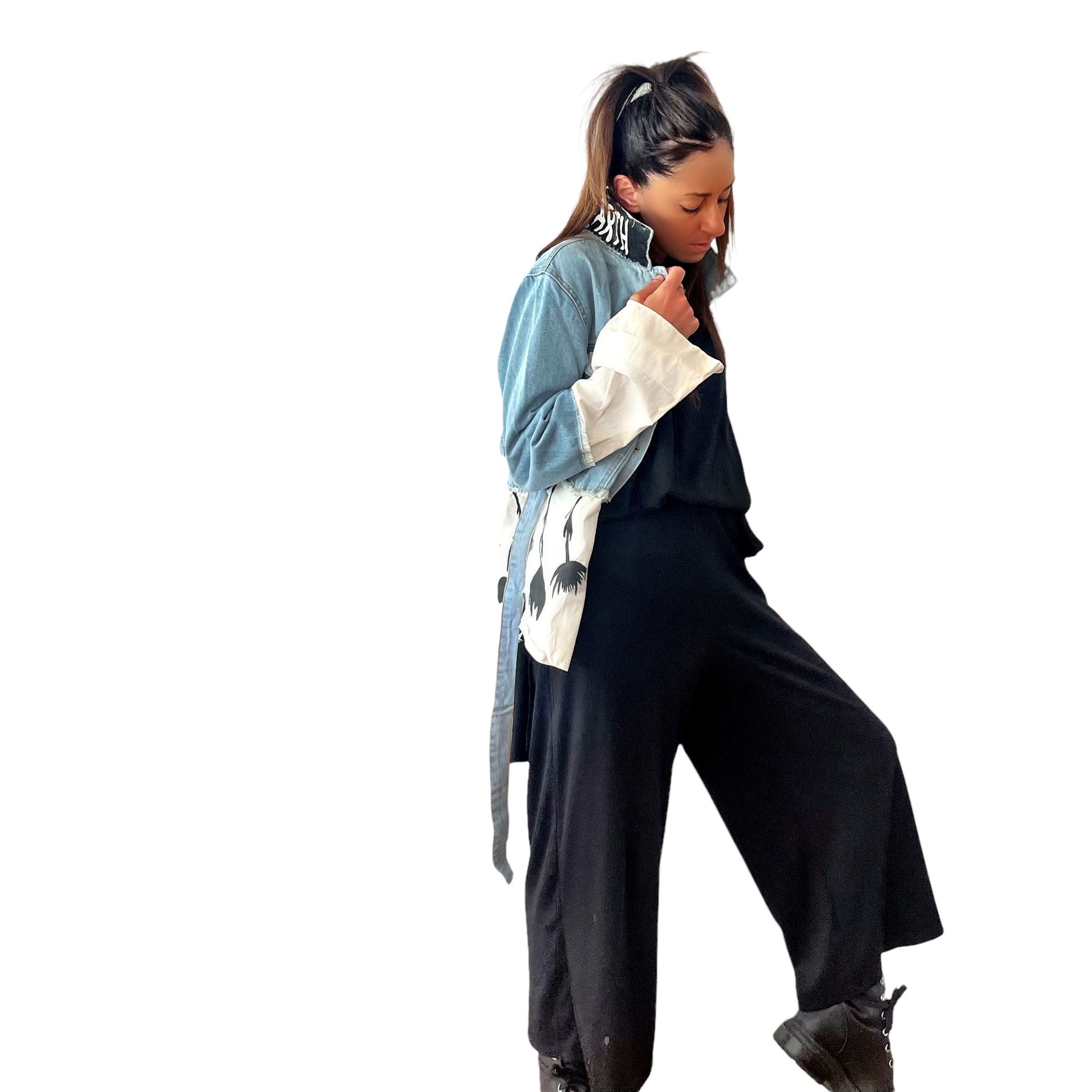 'Our Flower Power' Denim Jacket