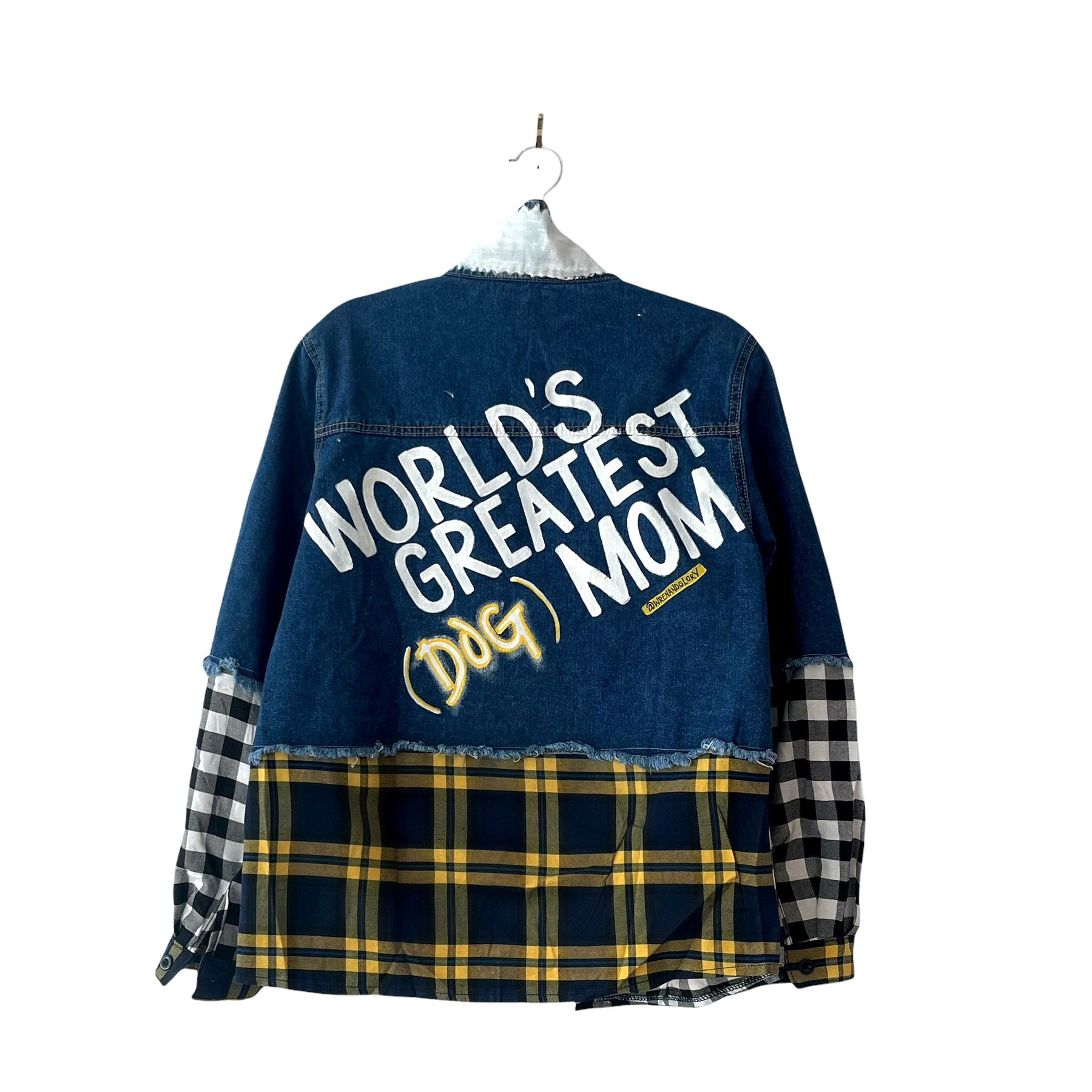 'Dog Mama' Denim Jacket