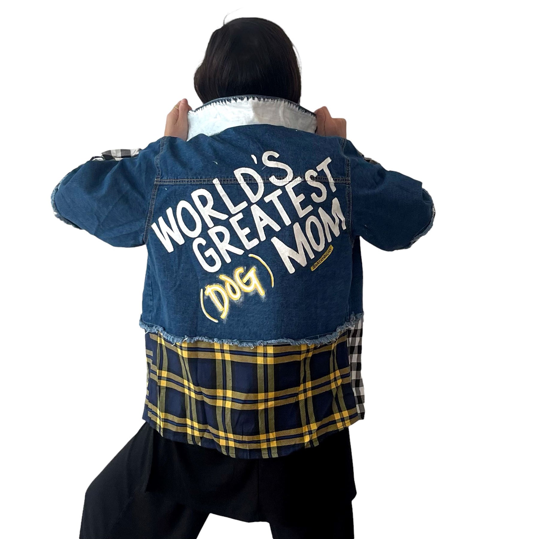 'Dog Mama' Denim Jacket