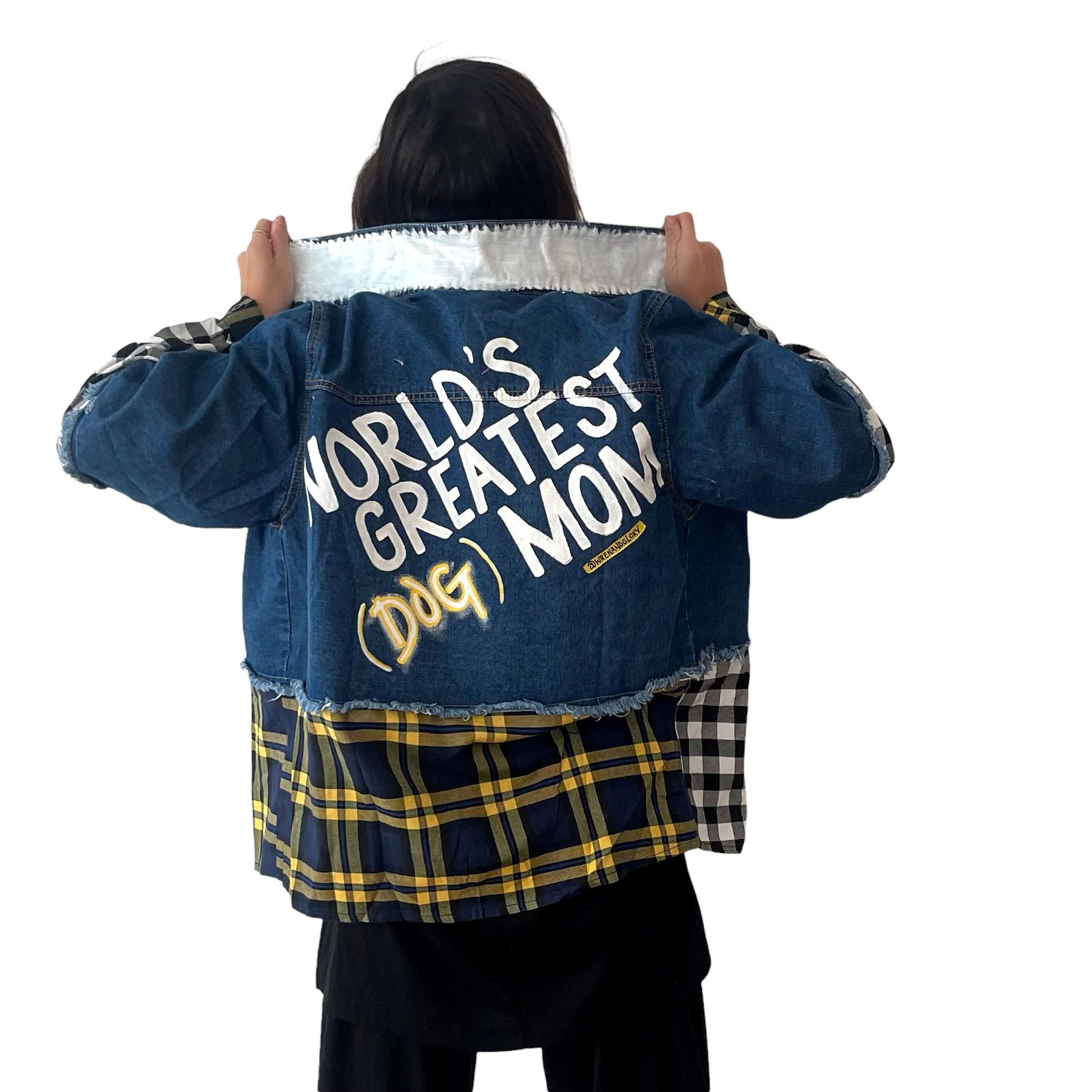 'Dog Mama' Denim Jacket