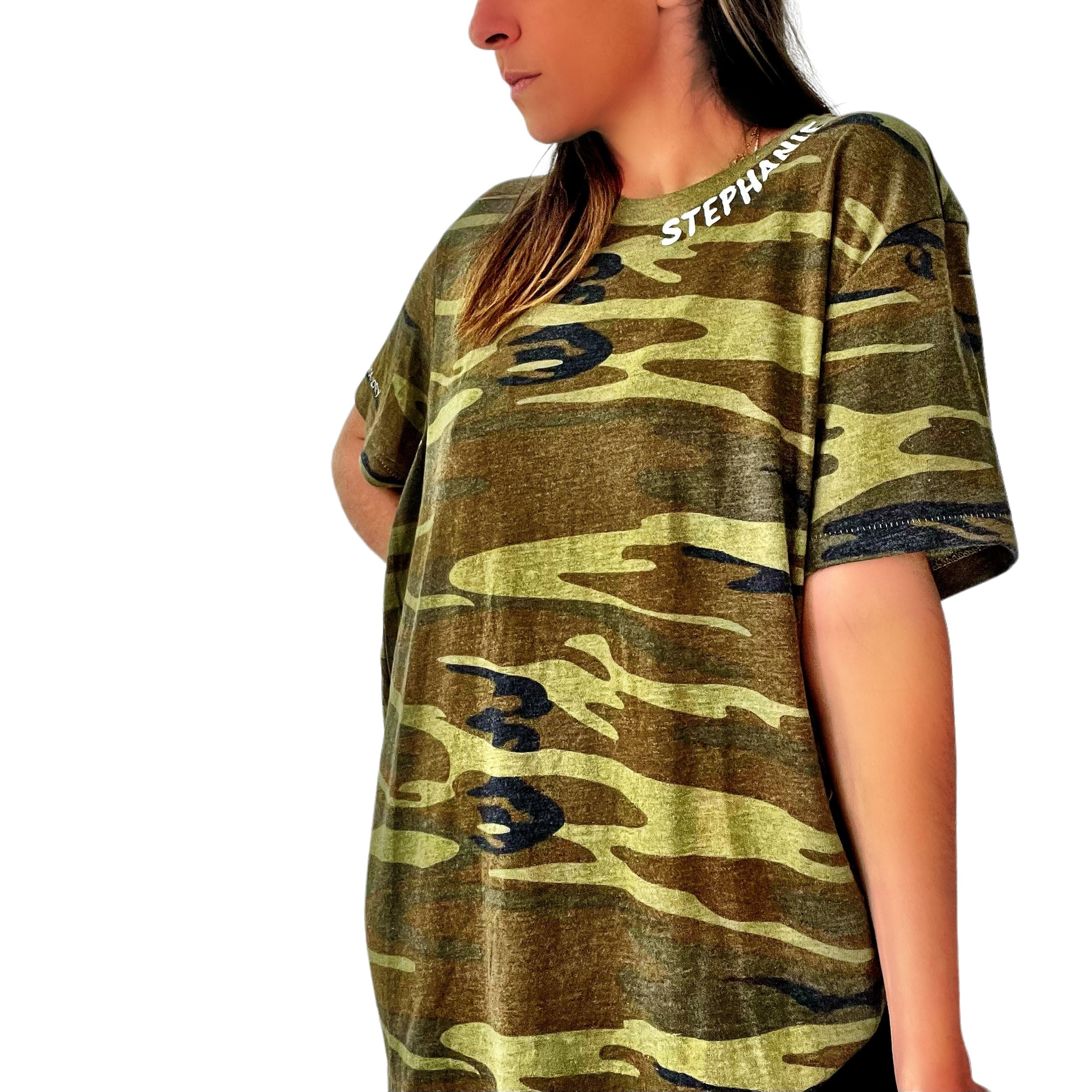 'Basic But Personalized' Camo T Shirt