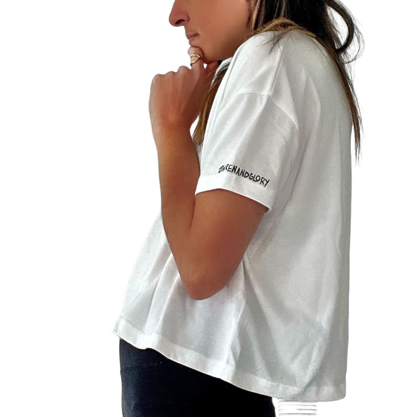 'Basic But Personalized' White T Shirt