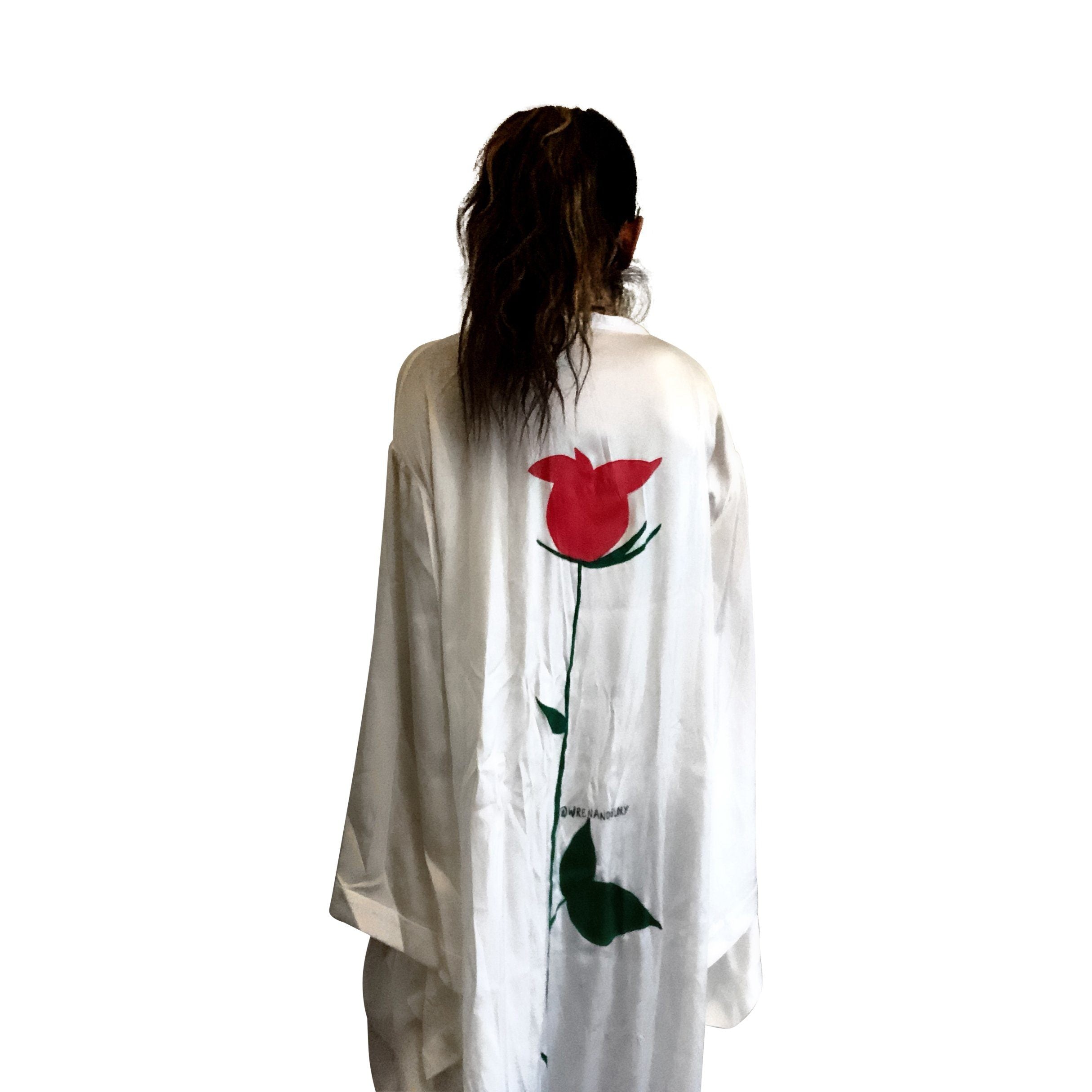 'ROSES' KIMONO ROBE
