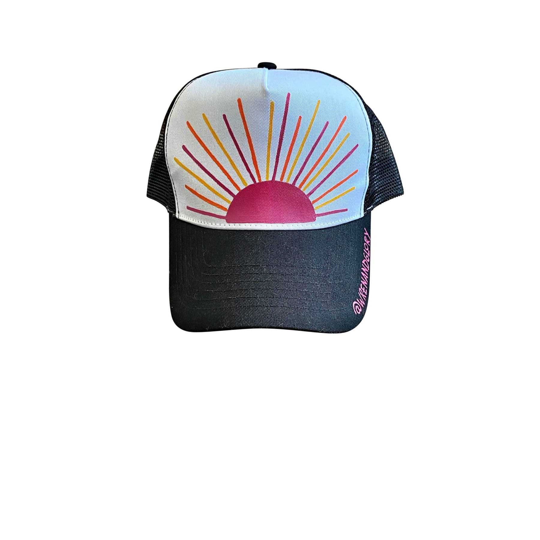 'SPRING UP' PAINTED HAT