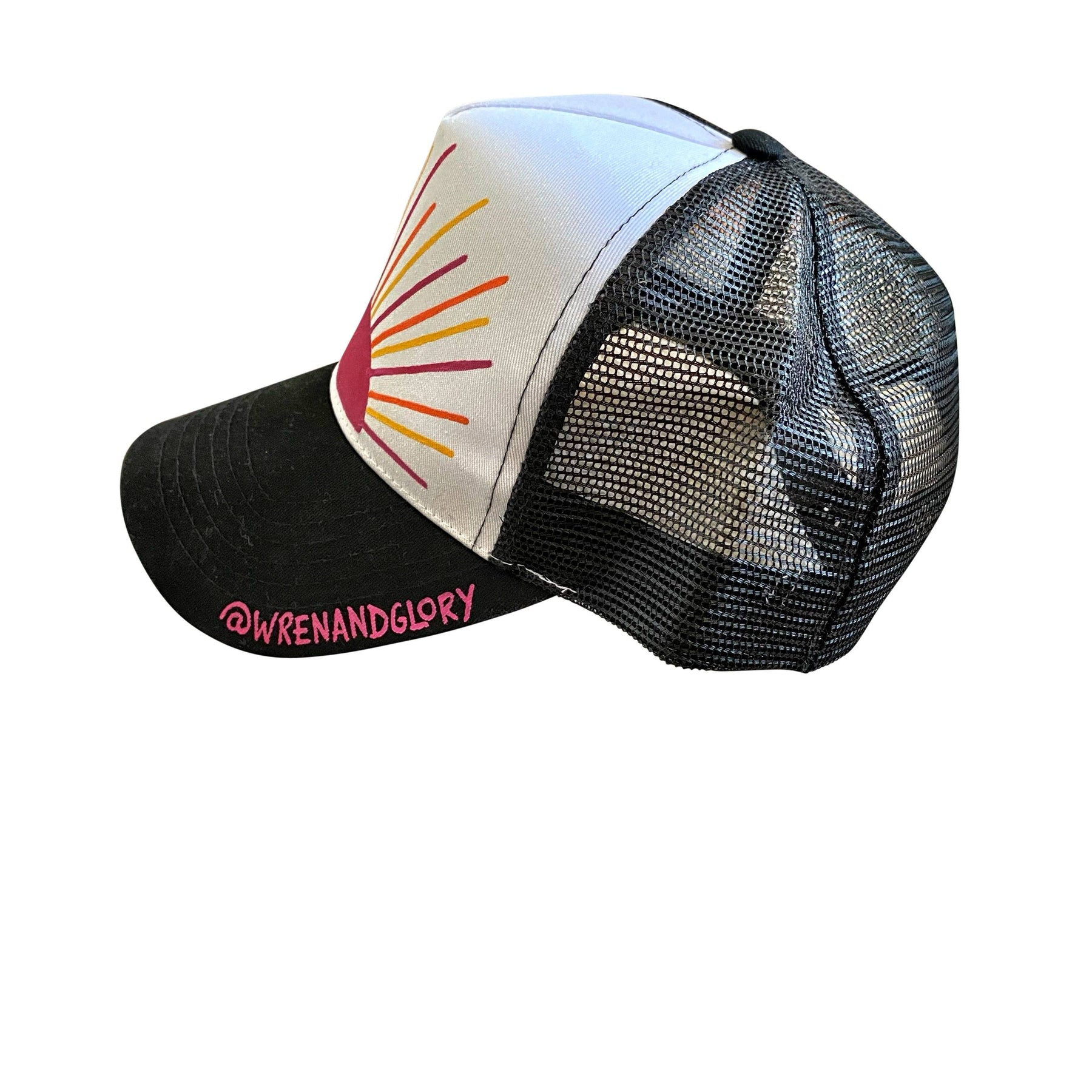 'SPRING UP' PAINTED HAT