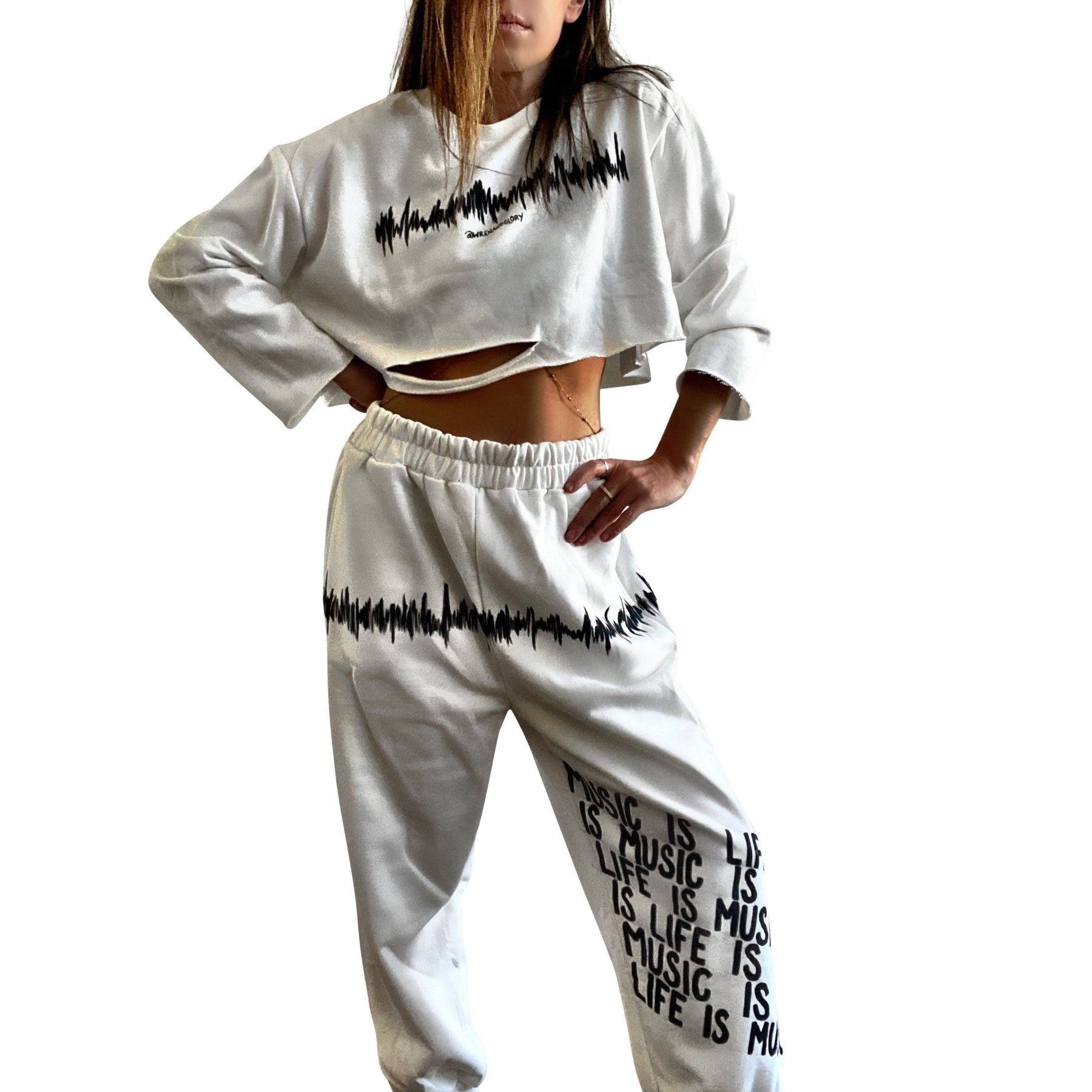 'TUNES' PAINTED LOUNGEWEAR SET