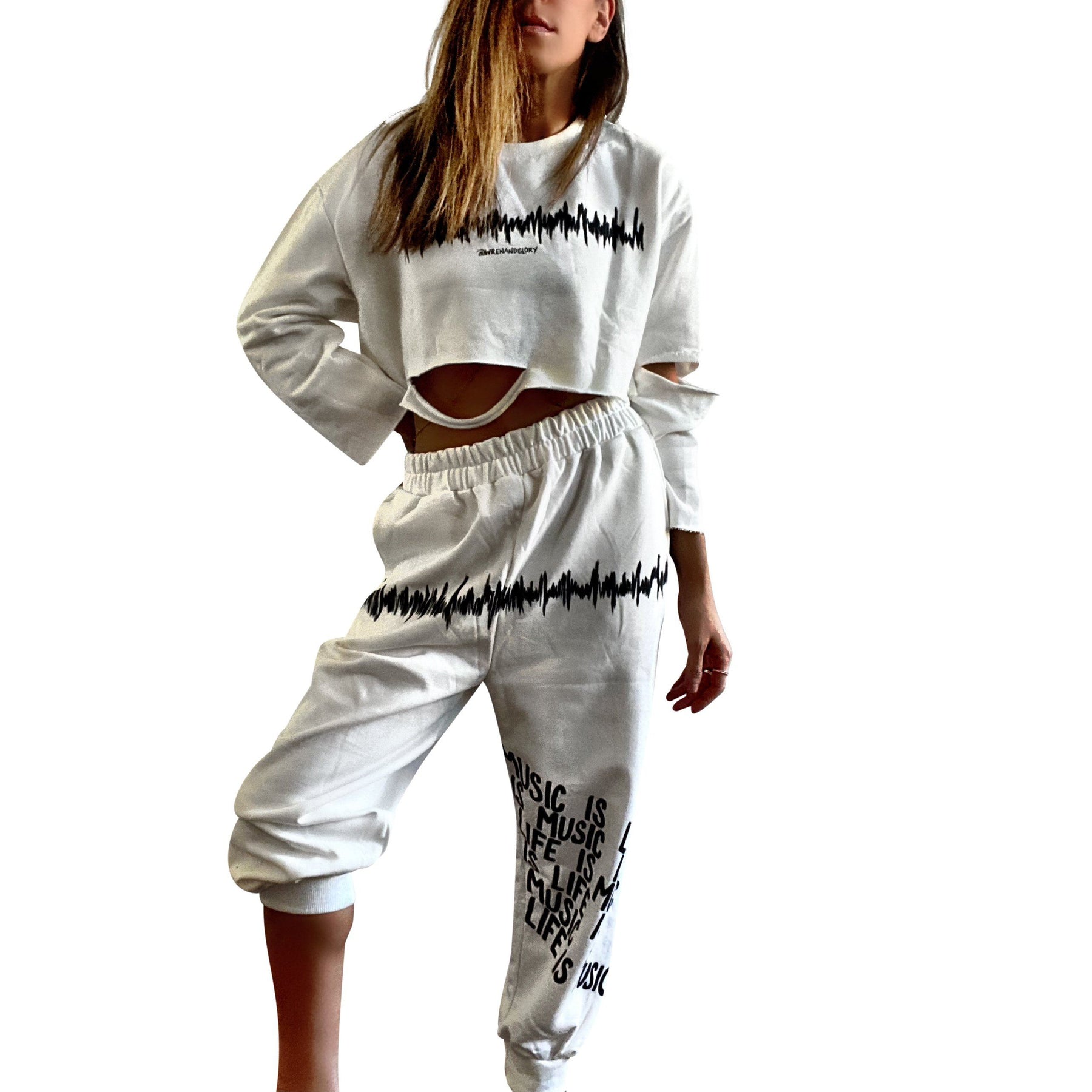 'TUNES' PAINTED LOUNGEWEAR SET