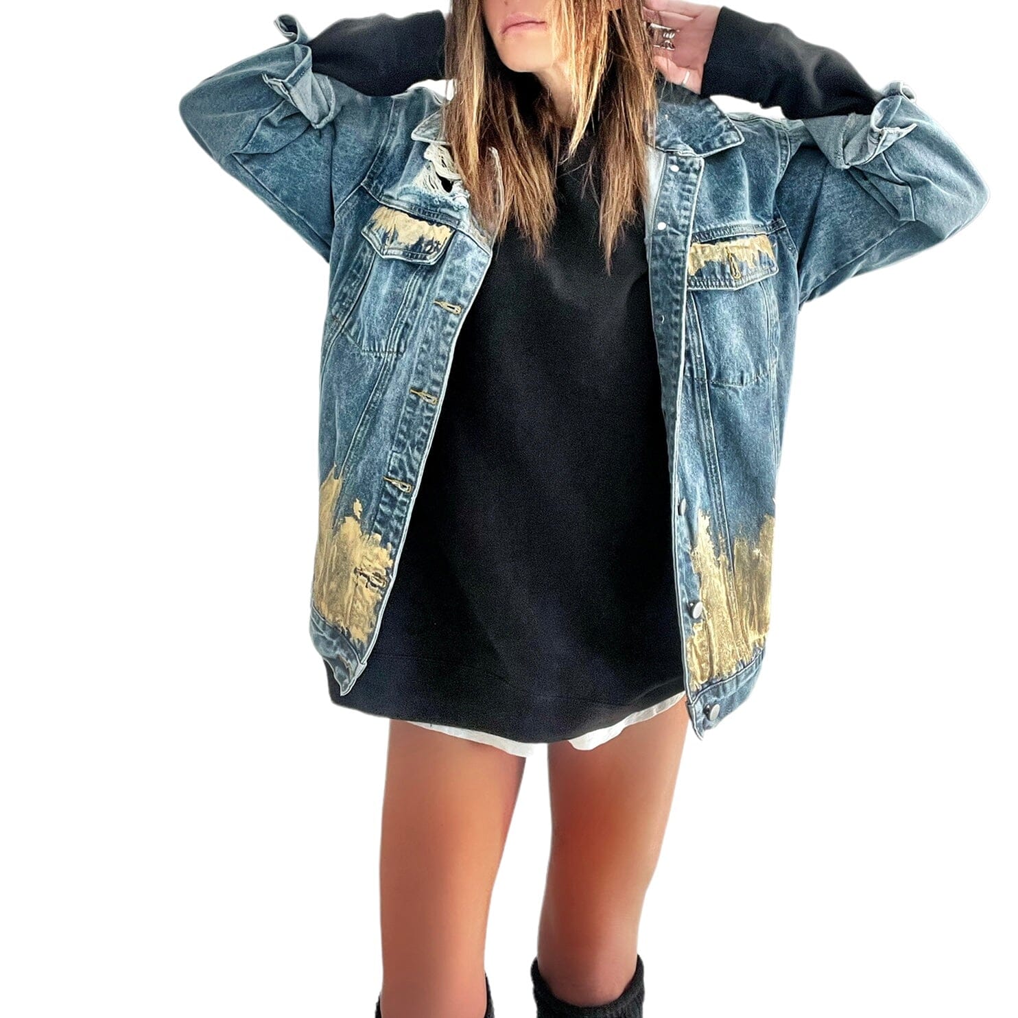 'Beyond Gold' Denim Jacket