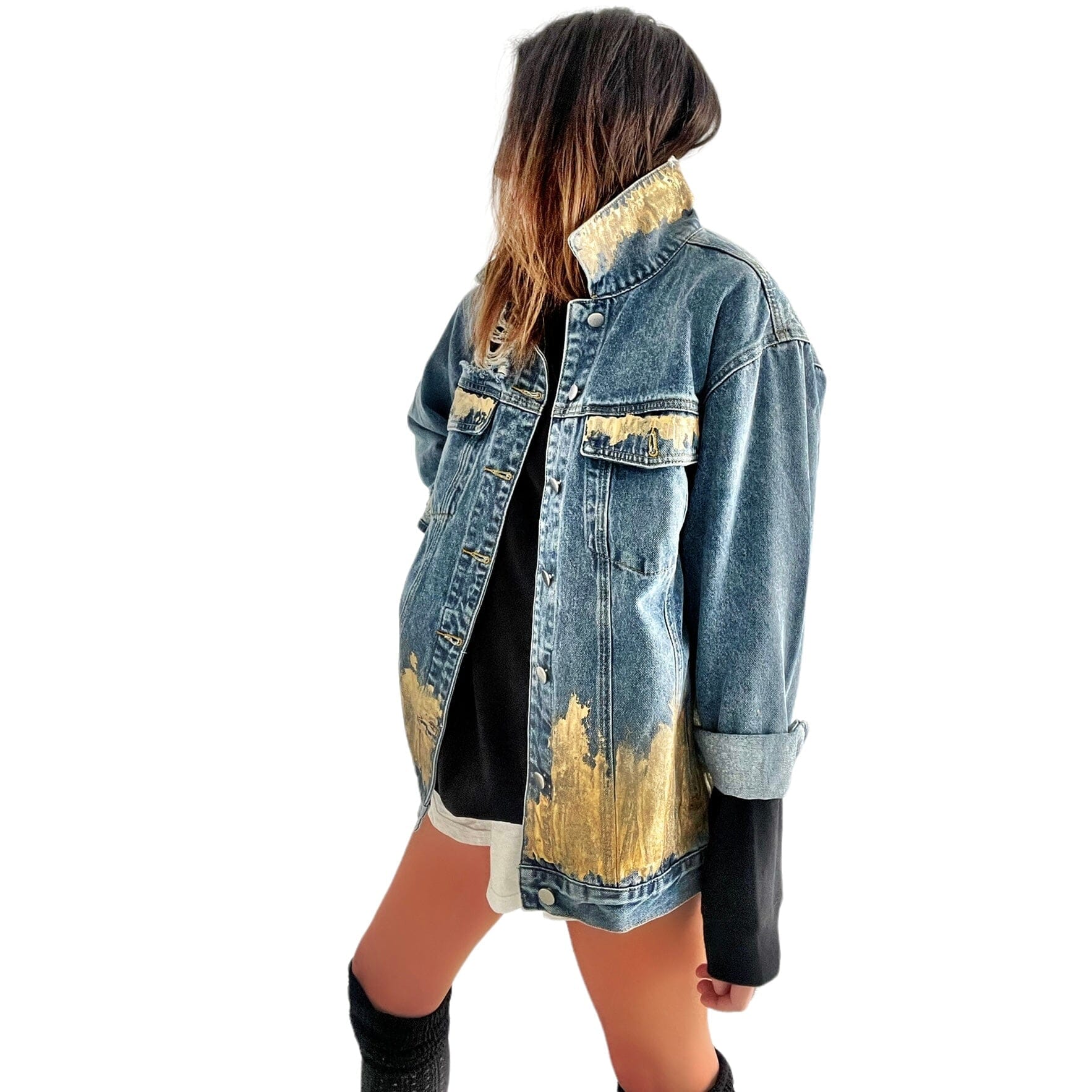 'Beyond Gold' Denim Jacket