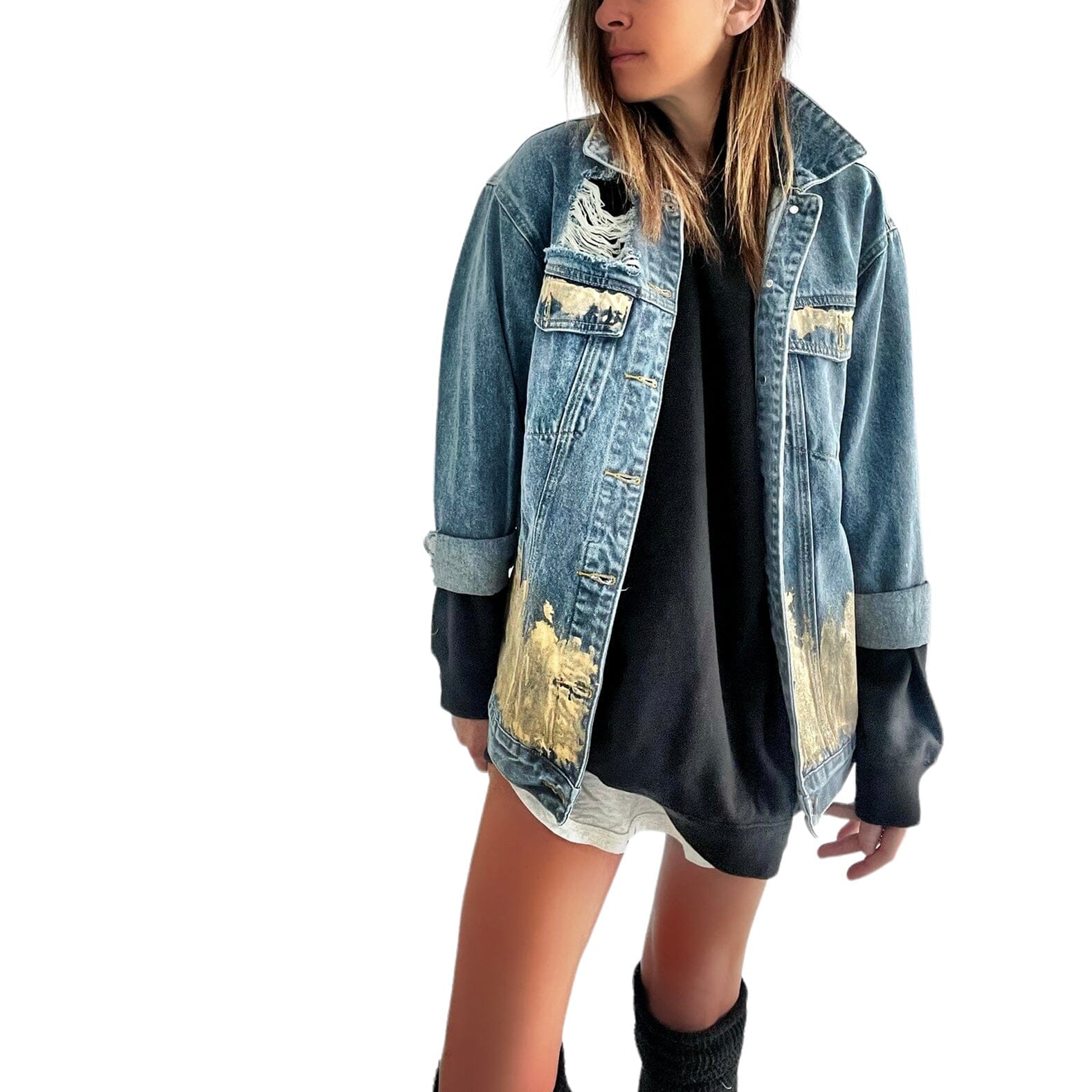 'Beyond Gold' Denim Jacket