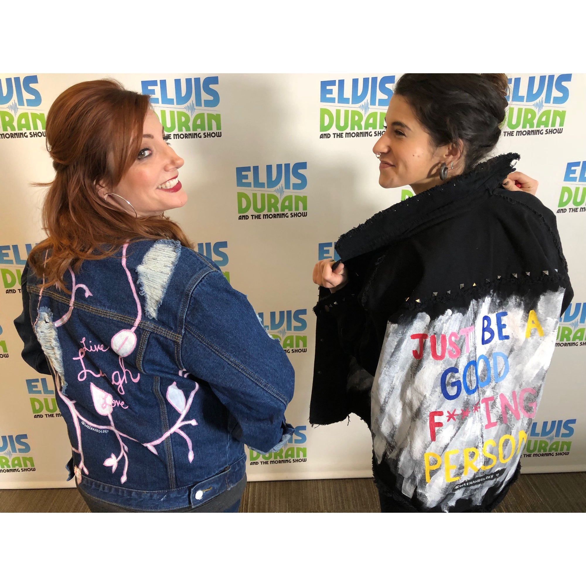 DANIELLE AND SAM FROM ZI00 WEAR DENIM JACKETS