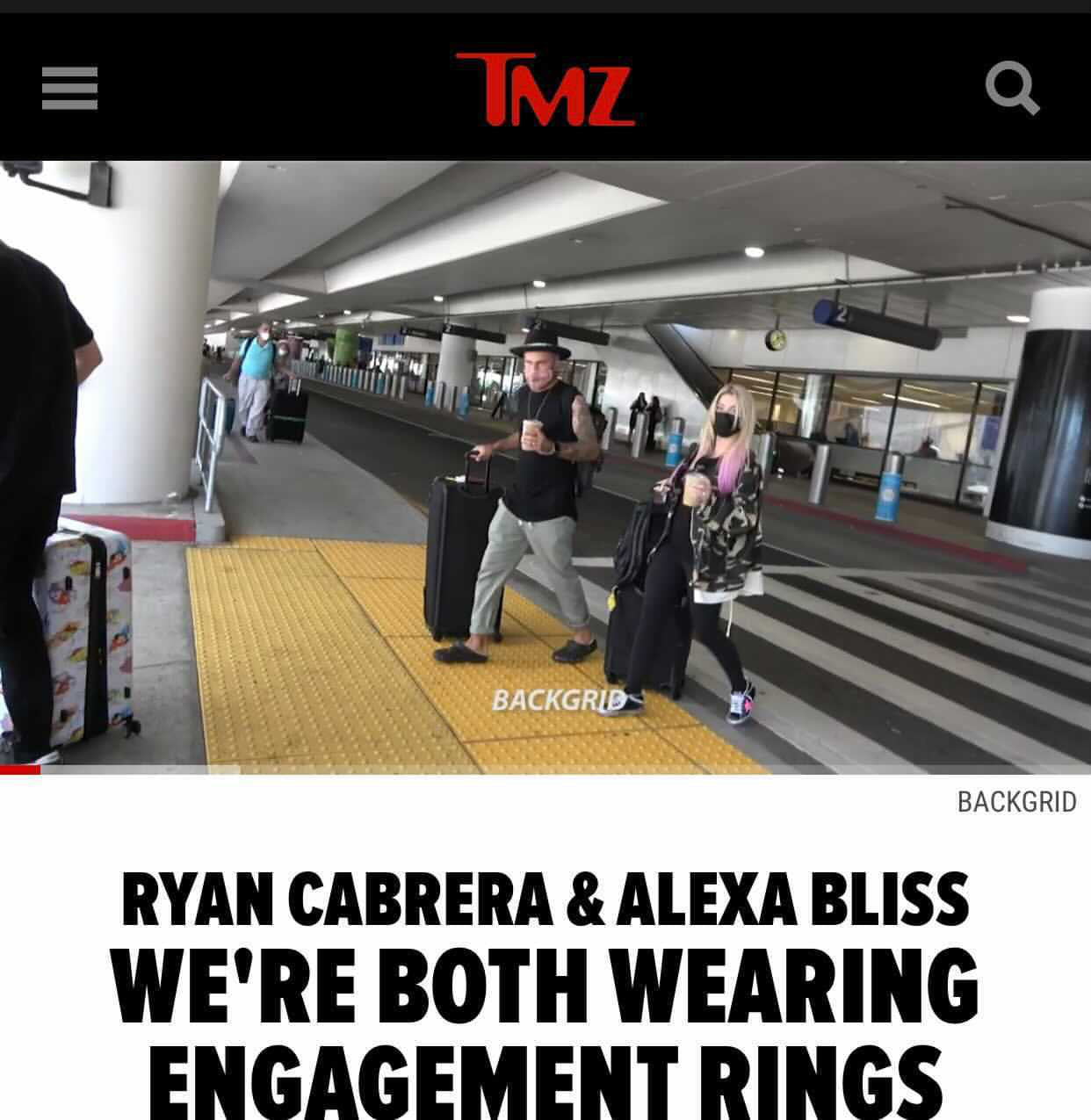 Lexi Kaufman & Ryan Cabrera on TMZ