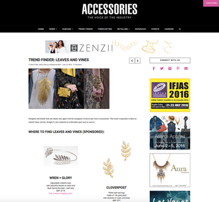 W+G FEATURED ON ACCESSORIESMAGAZINE.COM