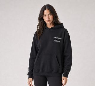 'Chill Like A Fish' Painted Hoodie