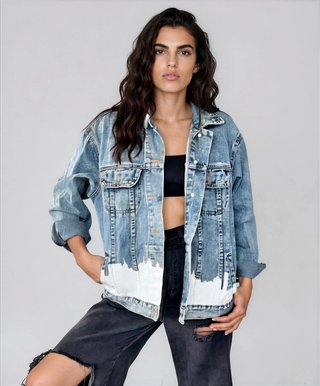 'NEVER FORGET' DENIM JACKET