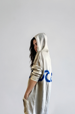 'APRES BEACH' PAINTED HOODIE