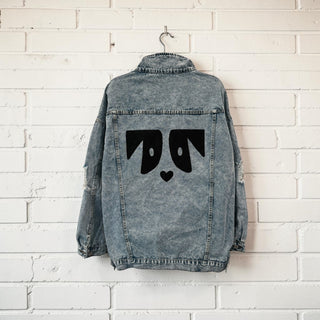'Oh Norman x WG' Painted Denim Jacket