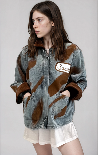'Personalized Barn' Painted Jacket