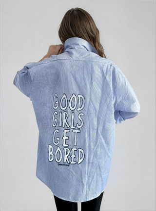 'Never Basic' Painted Shirt Dress