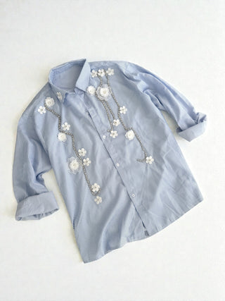 'Never Basic' Painted Shirt Dress