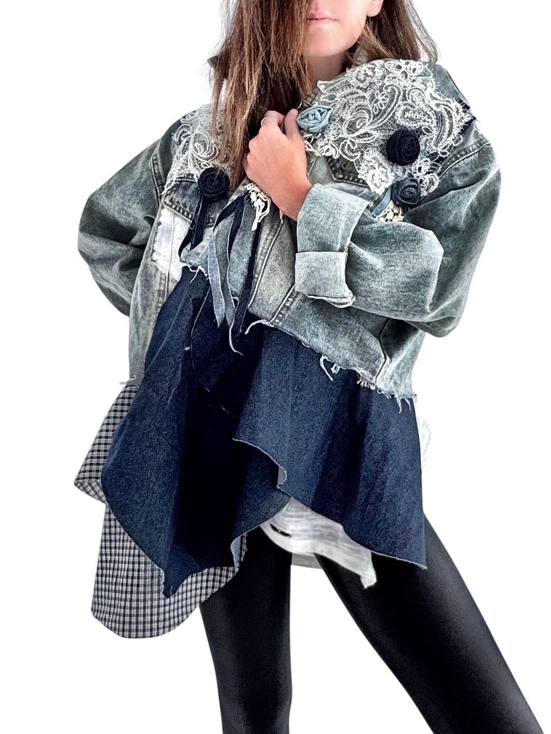 'Amor Por Favor' Painted Jacket