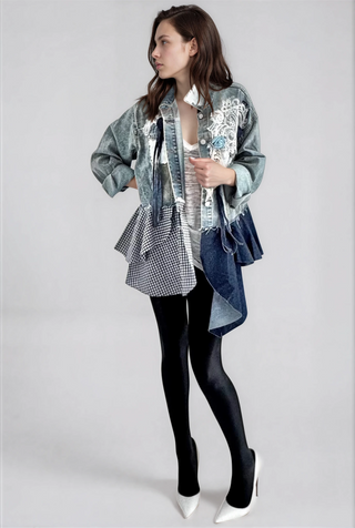 'Amor Por Favor' Painted Jacket