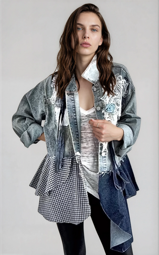 'Amor Por Favor' Painted Jacket