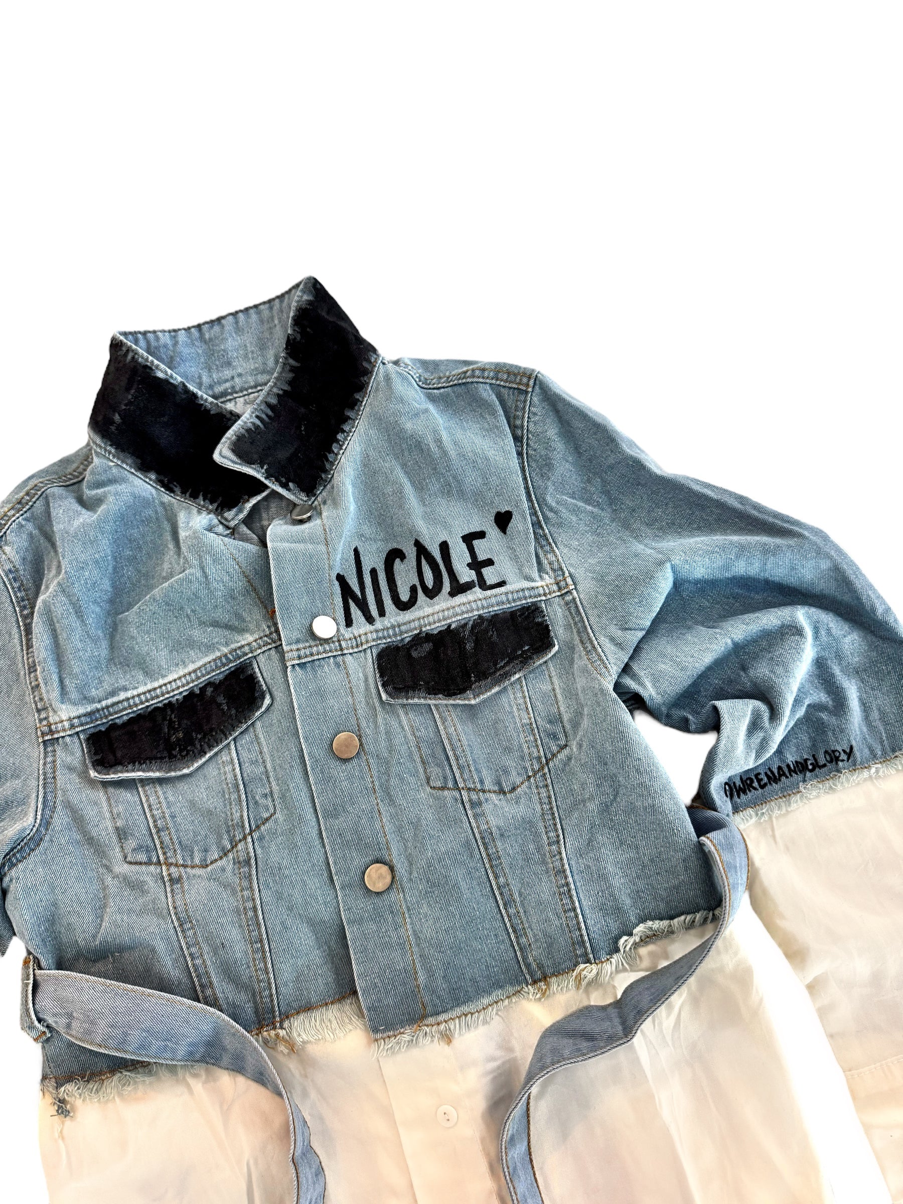 'Basic But Personalized' Denim Shirt Jacket