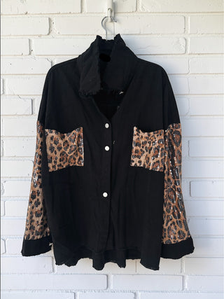 'Mama First' Painted Jacket