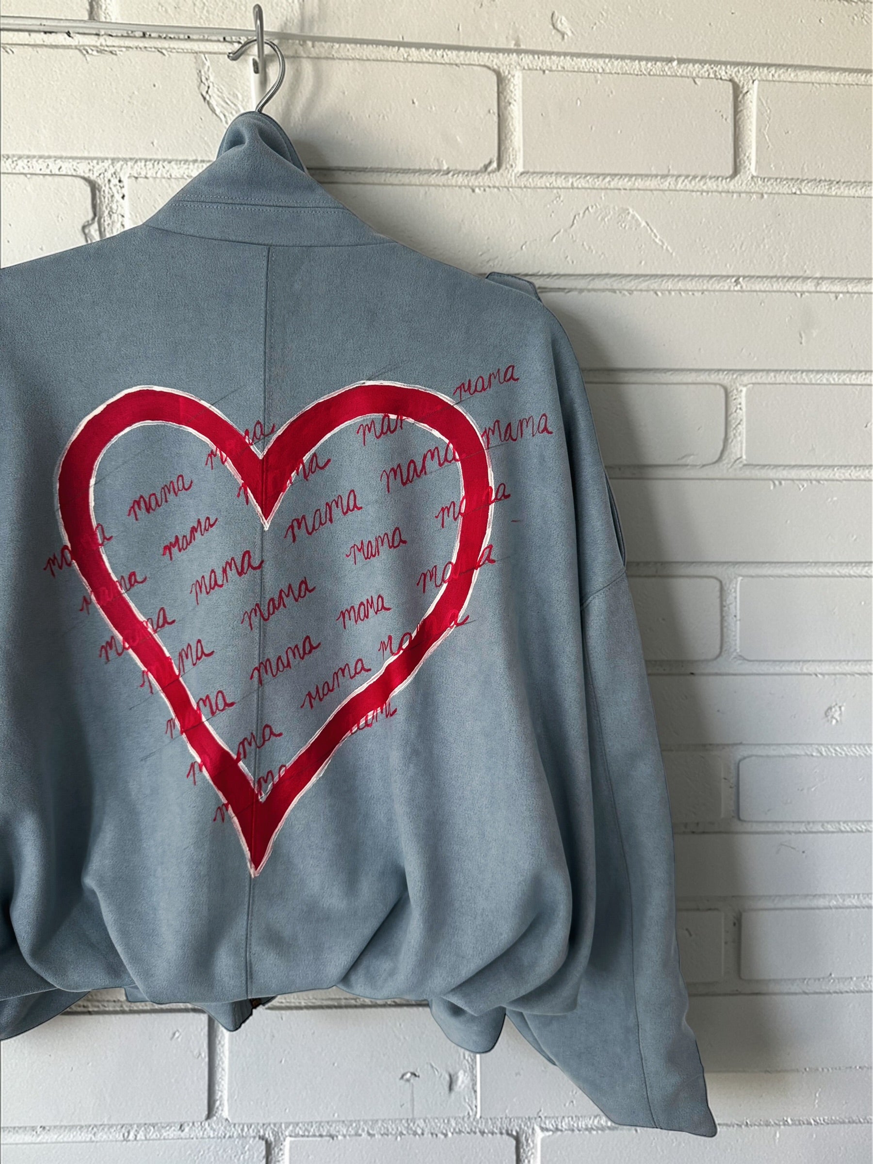 'Mama Mama' Painted Jacket