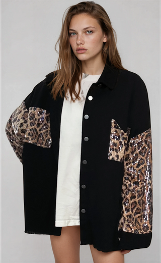 'Mama First' Painted Jacket