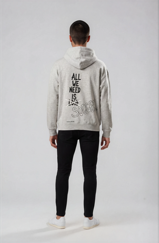 'All We Need Is Soccer' Painted Hoodie