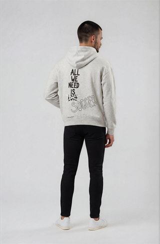 'All We Need Is Soccer' Painted Hoodie