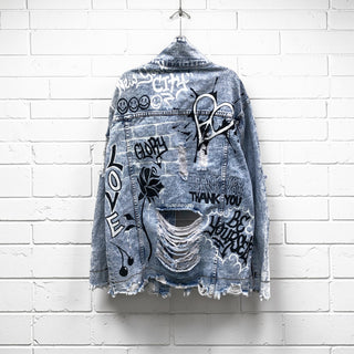 'GRAFFITI GIRL' DENIM JACKET