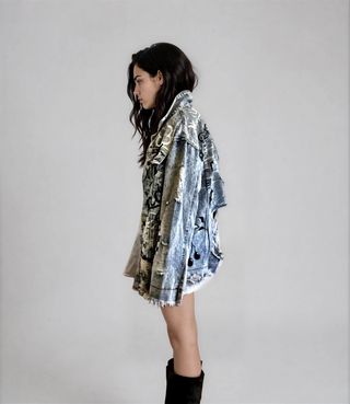 'GRAFFITI GIRL' DENIM JACKET