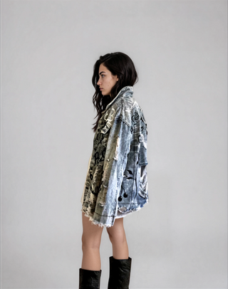 'GRAFFITI GIRL' DENIM JACKET