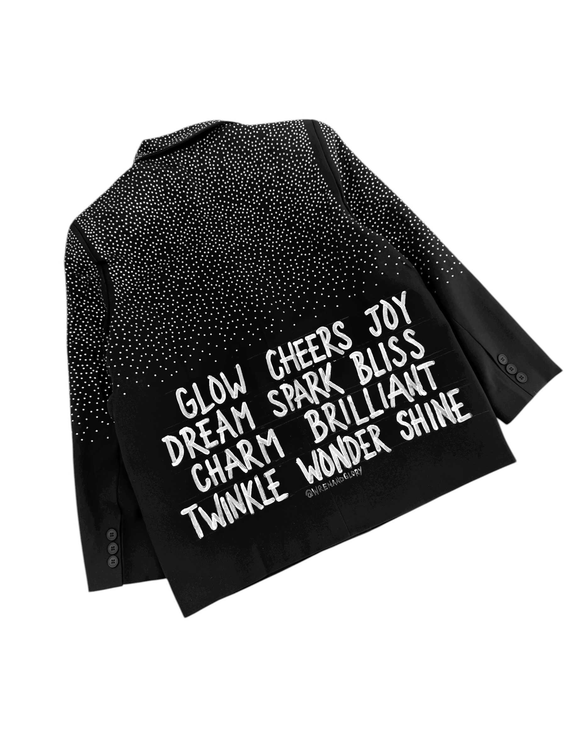 'Shine' Painted Blazer