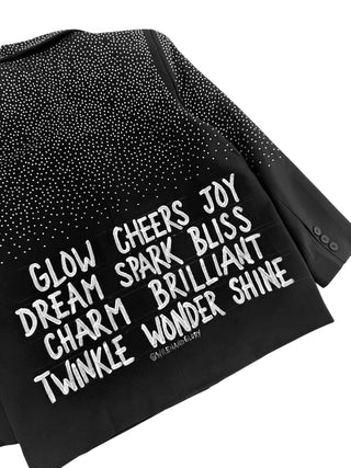 'Shine' Painted Blazer