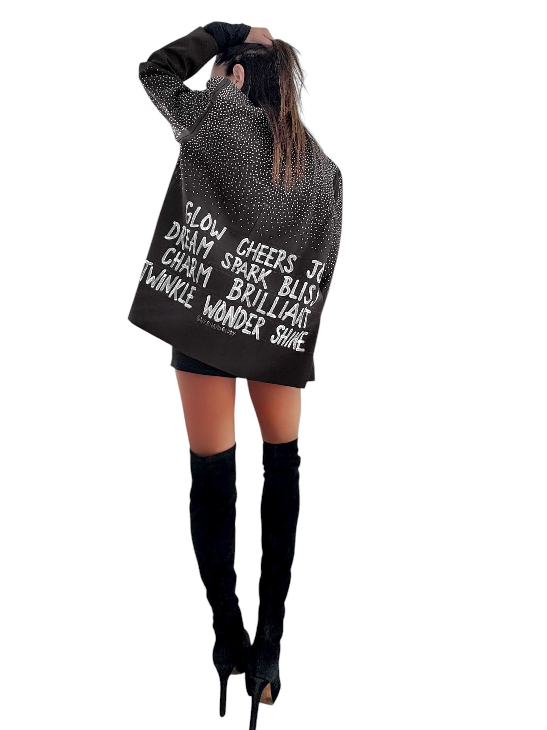 'Shine' Painted Blazer