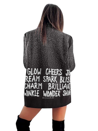 'Shine' Painted Blazer