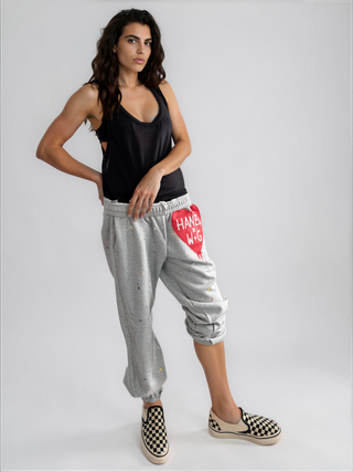 'Splattered Love' Hanes x W+G Sweatpants