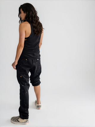 'Smiling Splatter' Hanes x W+G Sweatpants