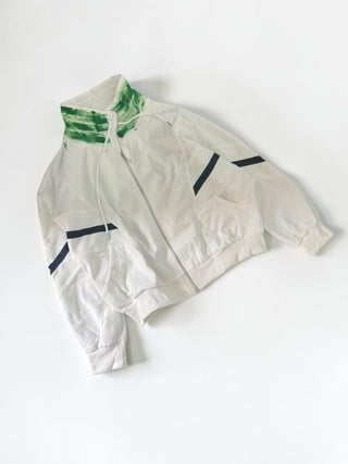'Apres Golf' Painted Zip Up Sweater