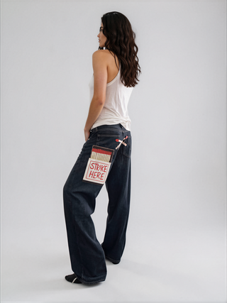 'Matchbox' Painted Levi's Jeans