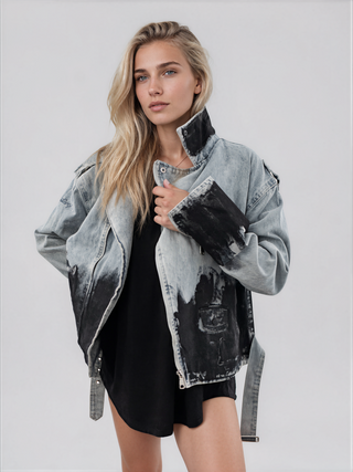 'Beyond Moto' Denim Jacket